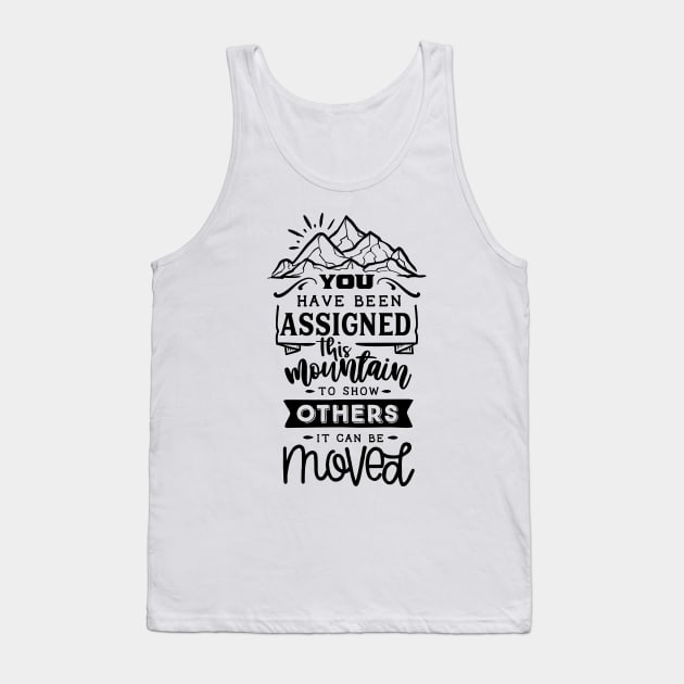 You have been assigned this mountain Tank Top by bob2ben